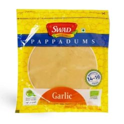   Papadam (ropogós indiai kenyérféleség, gluténmentes), fokhagymás, 200g