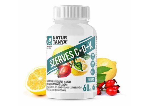 Natur Tanya® Szerves C+D+K - 60 db