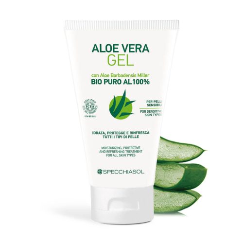 Natur Tanya® S. Aloe vera gél - minden bőrtípus számára. ECOBIO minősítésű 100%-os, külsőleg 100ml