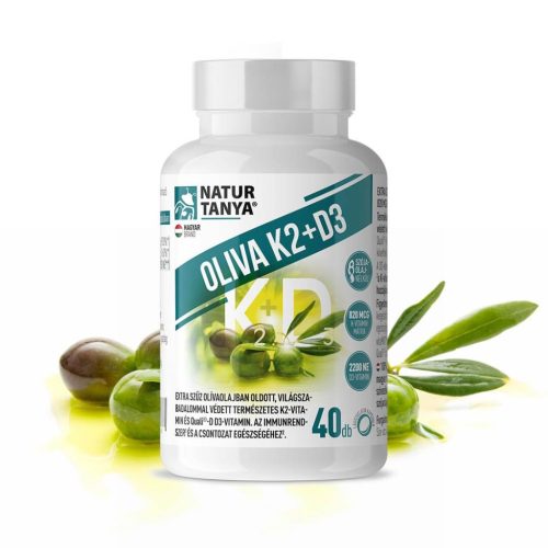 Natur Tanya® OLIVA K2+D3 – 40 db