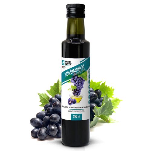 Natur Tanya® SZŐLŐMAGOLAJ - Hidegsajtolással készült olaj, külsőleg és belsőleg 250 ml
