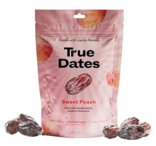 True Dates magnélküli ízesített datolya - Sweet Peach 100g
