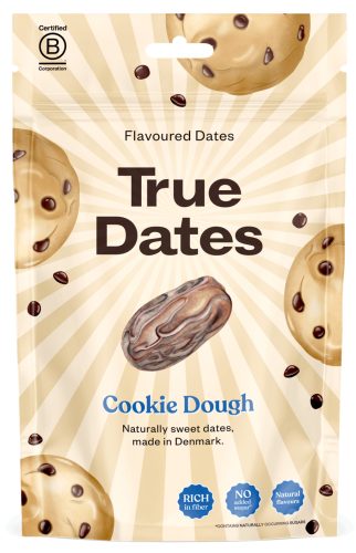 True Dates magnélküli ízesített datolya - Cookie Dough 100g