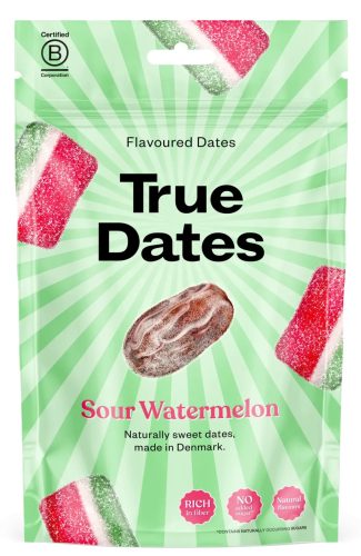True Dates magnélküli ízesített datolya - Sour Watermelon 100g