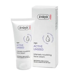 ZIAJA MED aktív lenmag intenzív tápláló arckrém 50 ml