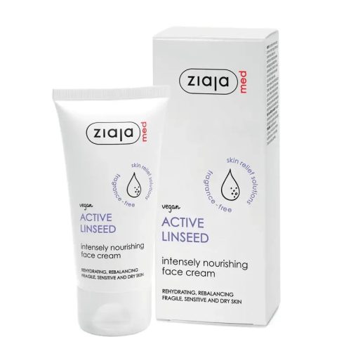 ZIAJA MED aktív lenmag intenzív tápláló arckrém 50 ml