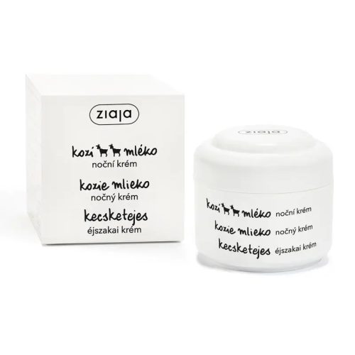 ZIAJA Kecsketejes éjszakai arckrém 50 ml