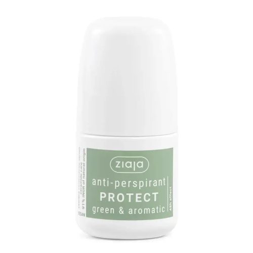 ZIAJA Izzadásgátló deo roll-on – zöld és üde illattal, 48 h védelem 60 ml