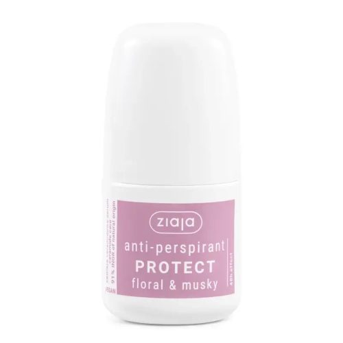 ZIAJA Izzadásgátló deo roll-on – virágos és pézsma illattal, 48 h védelem 60 ml