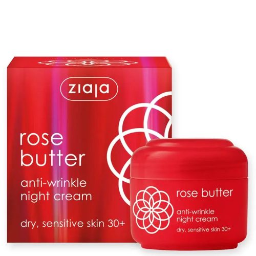 ZIAJA Rózsavaj ránctalanító éjszakai arckrém 50 ml
