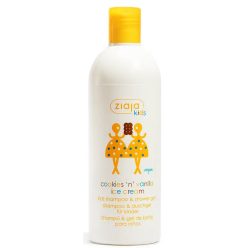   ZIAJA Gyermek sampon és tusfürdő süti-vaníliafagyi 400 ml