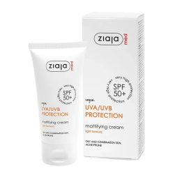   ZIAJA MED napvédő mattító krém pattanásos, zsíros és vegyes bőrre SPF50+ 50 ml