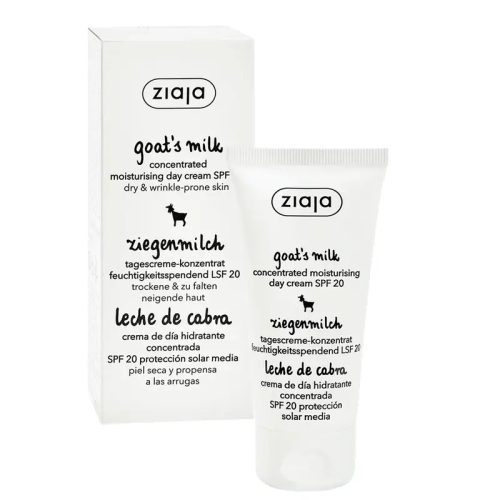 ZIAJA Kecsketejes koncentrált hidratáló nappali arckrém SPF20 50 ml