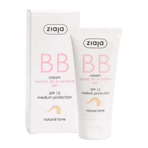 ZIAJA BB krém száraz, normál és érzékeny bőrre - natúr tónus 50 ml