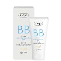   ZIAJA BB krém zsíros és vegyes bőrre - világos tónus 50 ml