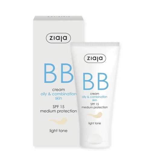 ZIAJA BB krém zsíros és vegyes bőrre - világos tónus 50 ml