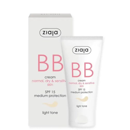 ZIAJA BB krém száraz, normál és érzékeny bőrre - világos tónus 50 ml