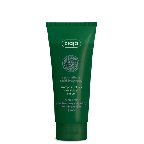 ZIAJA Gyógynövényes normalizáló sampon zsíros hajra 200 ml