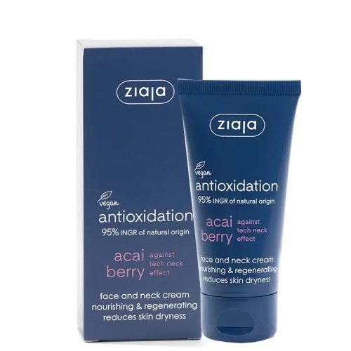 ZIAJA Acai berry tápláló és regeneráló arc- és nyakkrém 50 ml