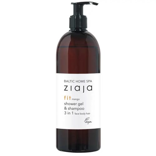 ZIAJA Baltic Home Spa fit tusfürdő gél és sampon 3in1 500 ml
