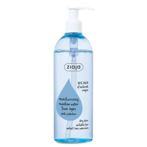 ZIAJA Micellás víz száraz bőrre - hidratáló 390 ml