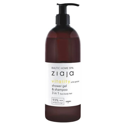 ZIAJA Baltic Home Spa vitality tusfürdő gél és sampon 3in1 500 ml
