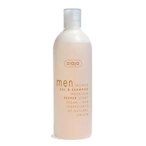 ZIAJA MEN mountain pepper tusfürdő és sampon 400 ml