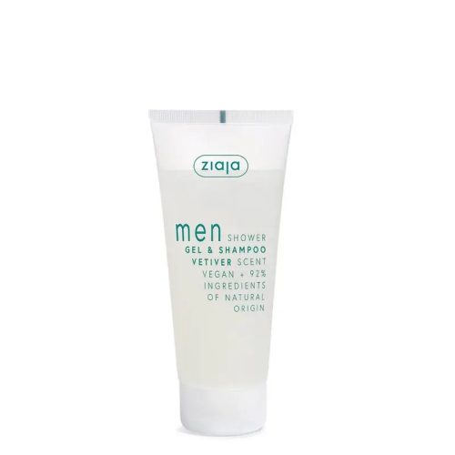 ZIAJA MEN vetiver tusfürdő és sampon 200 ml