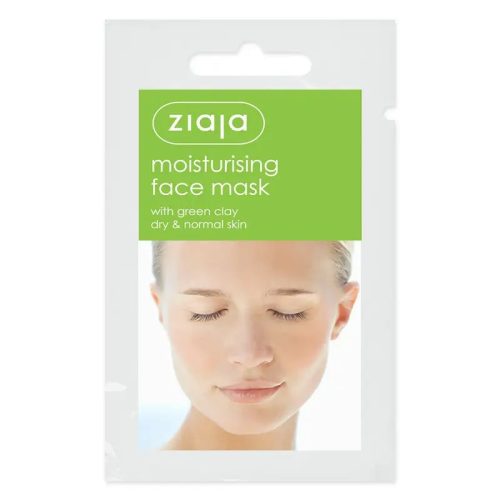 ZIAJA Arcmaszk - zöld agyaggal - hidratáló 7 ml