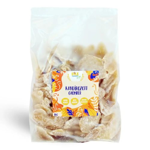 Bulkshop Kandírozott gyömbér szeletek 1kg