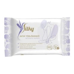   Silky Intim 20 lapos 100% lebomló törlőkendő természetes gyógynövényekkel