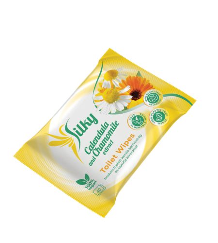 Silky nedves toalettkendő 40 lapos, 100% lebomló