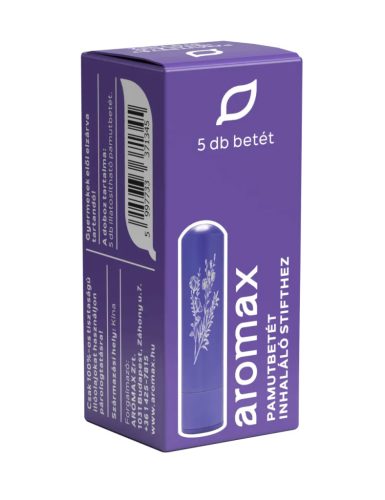 Aromax Pamutbetét inhaláló stifthez (5 db)