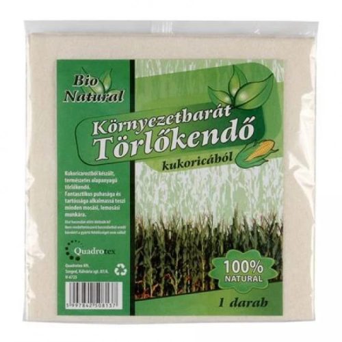 BIO Natural kukoricatörlőkendő 1db