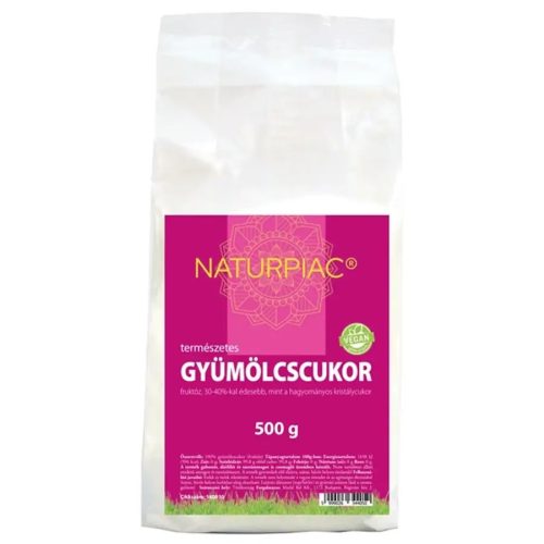 NaturPiac gyümölcscukor (fruktóz) 500g