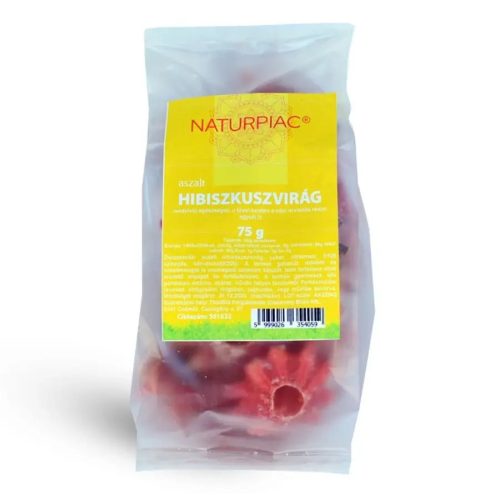 NaturPiac hibiszkuszvirág kandírozott 75g