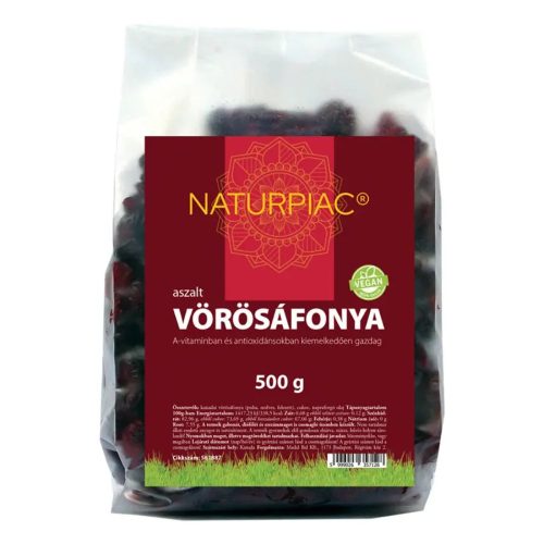 NaturPiac aszalt vörösáfonya 500g