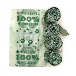   kukoricakeményítő alapú Kutyapiszok zsák, lebomló, 4x20db