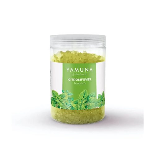 Yamuna Tégelyes fürdősó citromfüves 1 kg