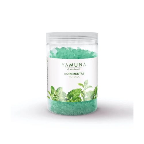 Yamuna Tégelyes fürdősó borsmenta olajjal  1 kg