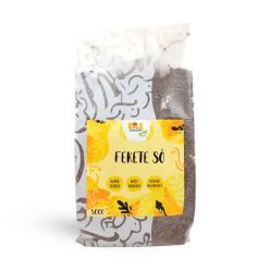 Bulkshop fekete só, finom 500g