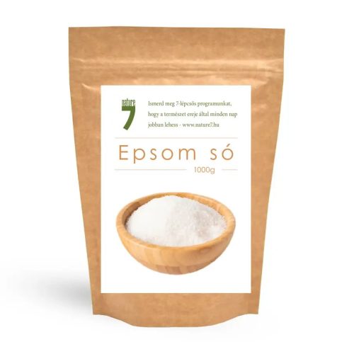 Nature7 epsom só (keserűsó, magnézium-szulfát) 1kg