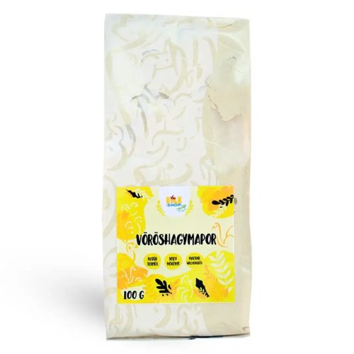 Bulkshop vöröshagyma por 100g