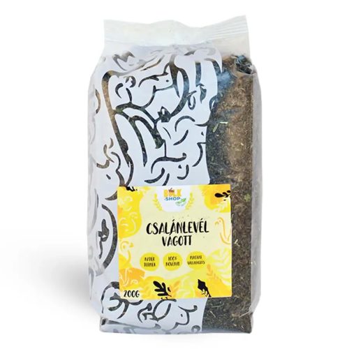 Bulkshop csalánlevél vágott 200g