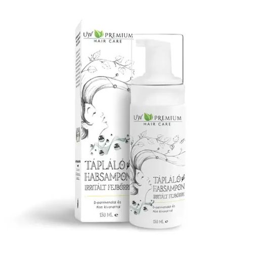 UW Premium Hair Care Tápláló Habsampon Irritált fejbőrre 150 ml