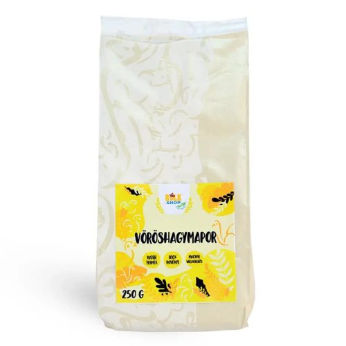 Bulkshop vöröshagyma por 250g