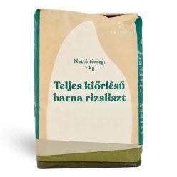 Valoryz barna rizsliszt 1kg teljes kiőrlésű gluténmentes