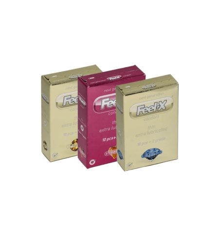 FeelX gumiovszer 10+2 db-os csomag Epres