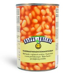 Happy Frucht fehérbab paradicsommártásban 400g