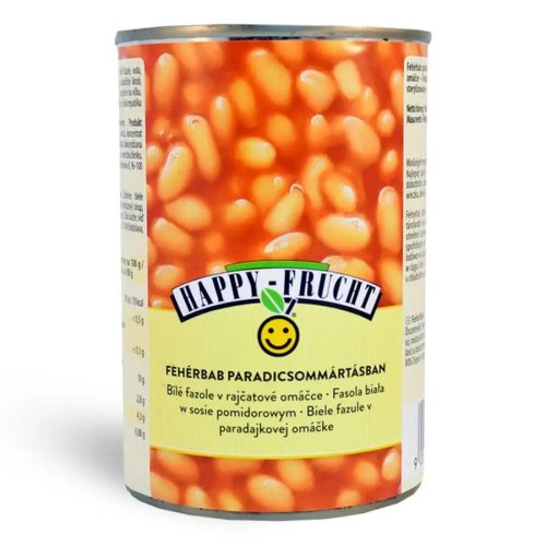 Happy Frucht fehérbab paradicsommártásban 400g